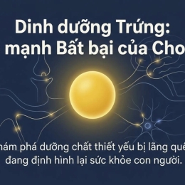 Dinh Dưỡng Trứng: Choline Quan Trọng Thế Nào Với Não Bộ Và Sức Khỏe?